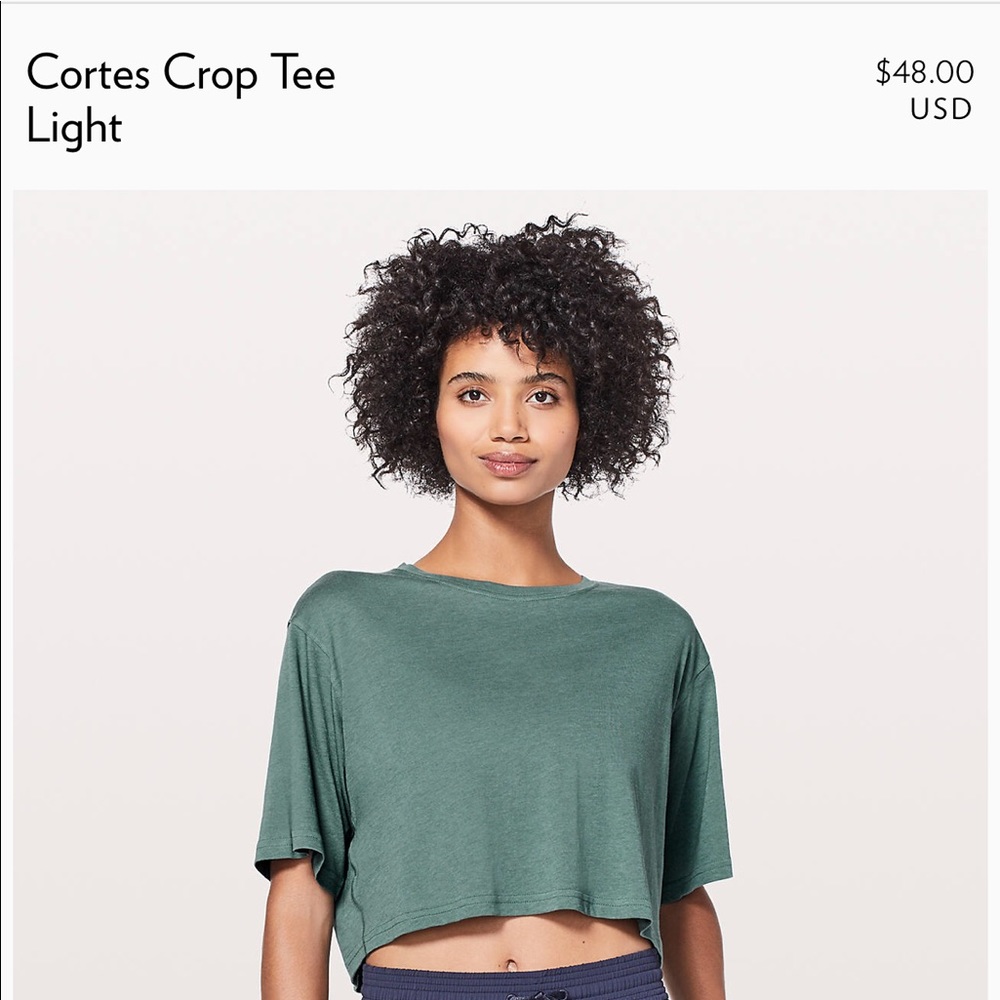 Lululemon Cropped Tee